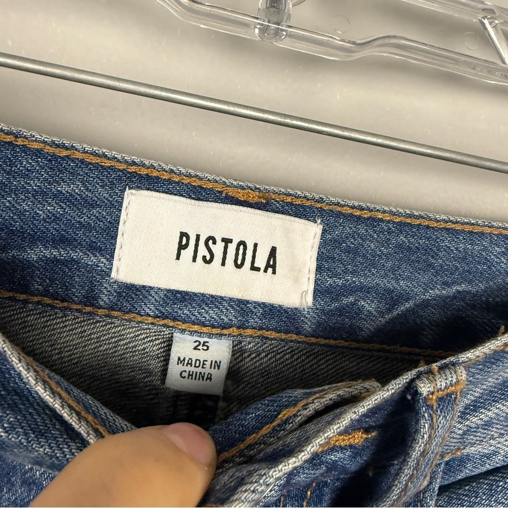 Anthropologie Pistola Alice Maui Split Midi Long Denim Skirt - Picture 7 of 8